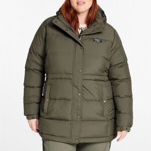 L.L. Bean Plus Women's Puffer Jacket - 2X Kelp Green